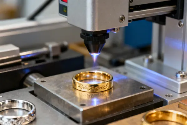 Jewelry laser engraving